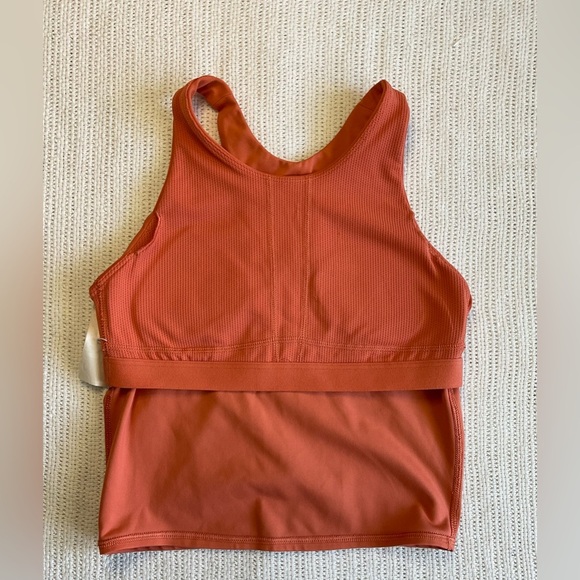 Athleta Fitted Orange Tank Top - Picture 6 of 9